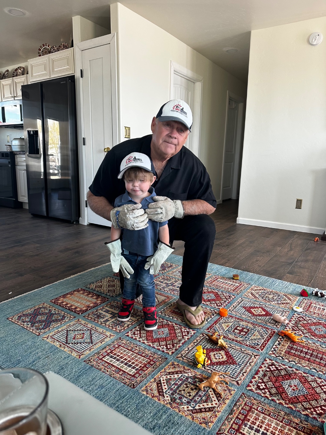 Second and fourth generation W&D Roofing family photo showing the family owned Arizona roofing company