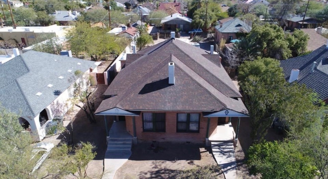Second after photo of completed W&D Roofing shingle roof project