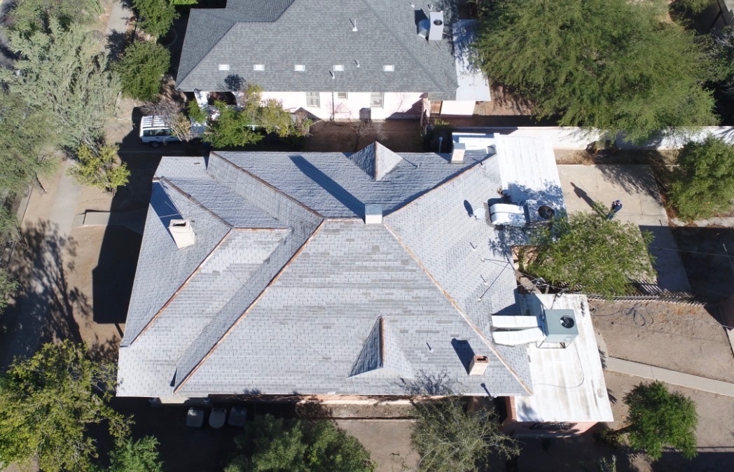 Before photo of W&D Roofing shingle roof replacement project