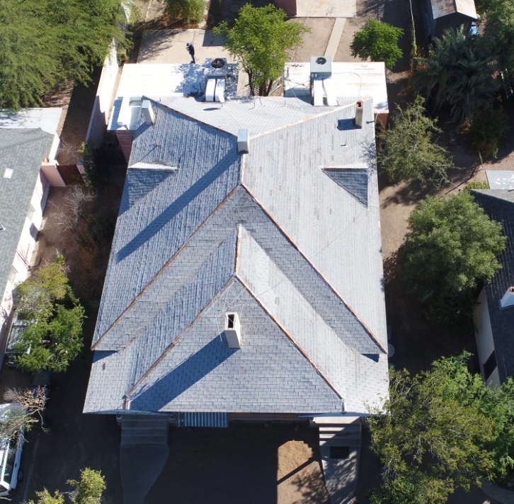Second before photo of W&D Roofing shingle roof replacement project